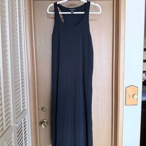 Athleta Elegant Black Sleeveless Presidio Maxi Dress NWT